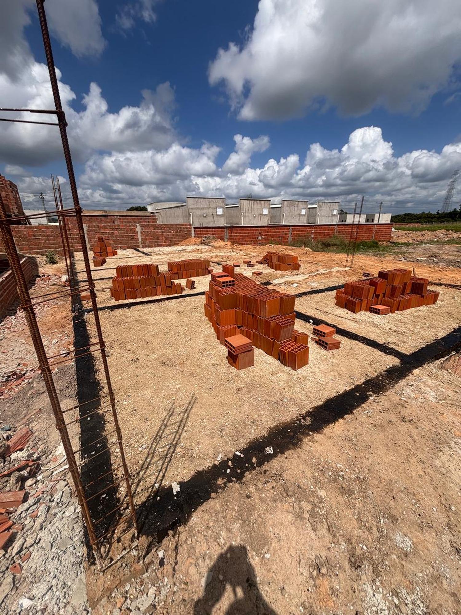 Canteiro de obras do Residencial Turim